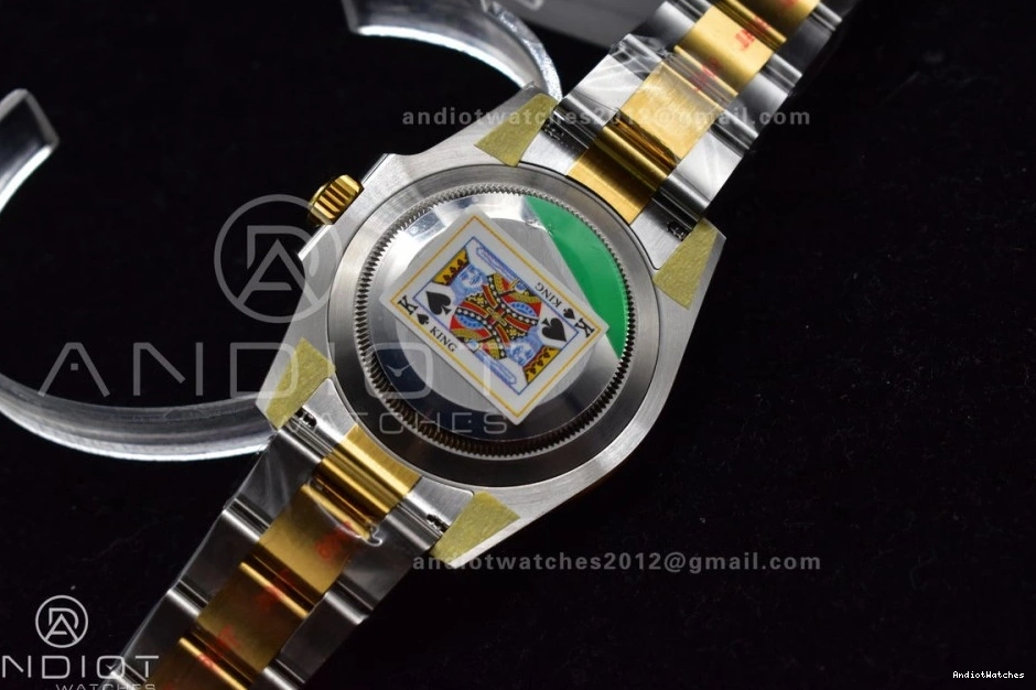 King1:1 Ceramic YG Steel 1131 904L Best Submariner SS Black Edition EasyMatch LN 116613 1005